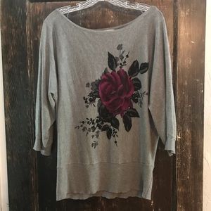 White House Black Market 3/4 Sweater